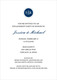 Navy Circle Initials Invitations Image 9 of 11